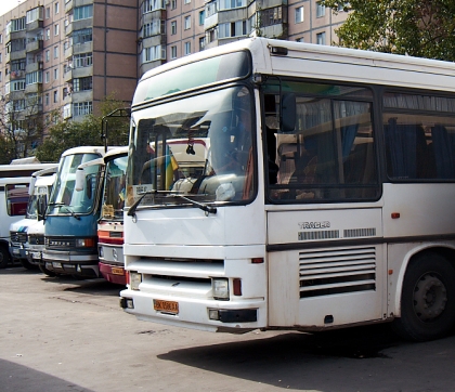 Autobusové a trolejbusové putování po Ukrajině VII.  Rivne - autobusy  