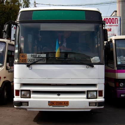 Autobusové a trolejbusové putování po Ukrajině VII.  Rivne - autobusy  