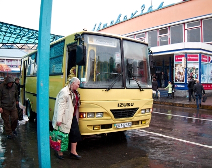 Autobusové a trolejbusové putování po Ukrajině VII.  Rivne - autobusy  