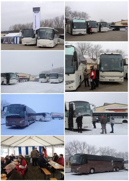 Prodejní výstava  nových a použitých autobusů v Dačicích  se vydařila