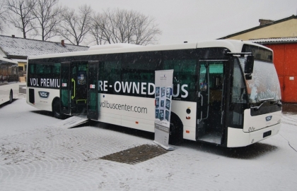 Prodejní výstava  nových a použitých autobusů v Dačicích  se vydařila