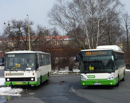 Z rozlučkové fotojízdy s poslední Karosou řady 700 ve 3ČSAD