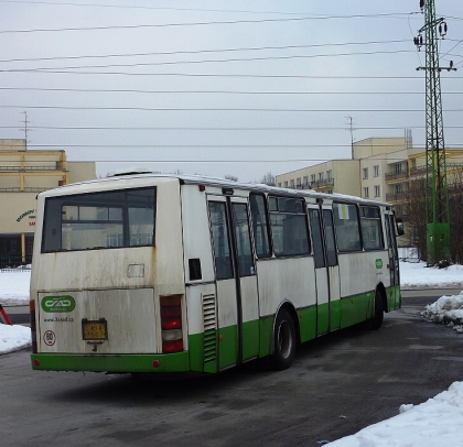 Z rozlučkové fotojízdy s poslední Karosou řady 700 ve 3ČSAD