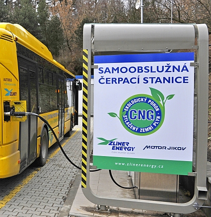 Nová plnicí stanice CNG v Písku zahájila naplno provoz