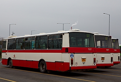 Rozlúčka s autobusy Karosa B732 19. dubna 2013 v Praze.