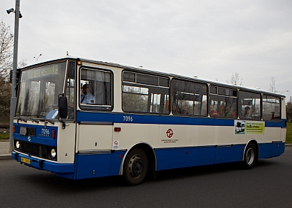 Rozlúčka s autobusy Karosa B732 19. dubna 2013 v Praze.