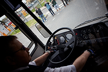 Rozlúčka s autobusy Karosa B732 19. dubna 2013 v Praze.