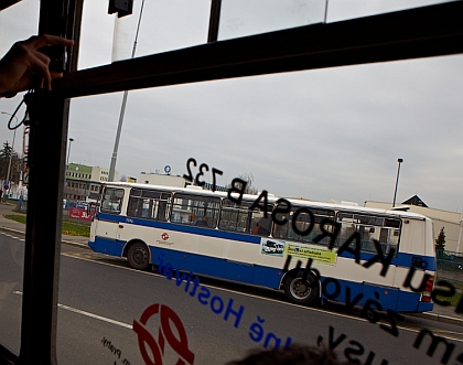 Rozlúčka s autobusy Karosa B732 19. dubna 2013 v Praze.