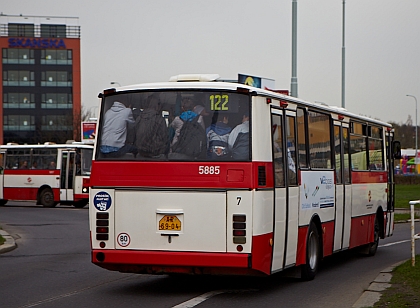 Rozlúčka s autobusy Karosa B732 19. dubna 2013 v Praze.