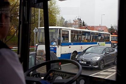 Rozlúčka s autobusy Karosa B732 19. dubna 2013 v Praze.