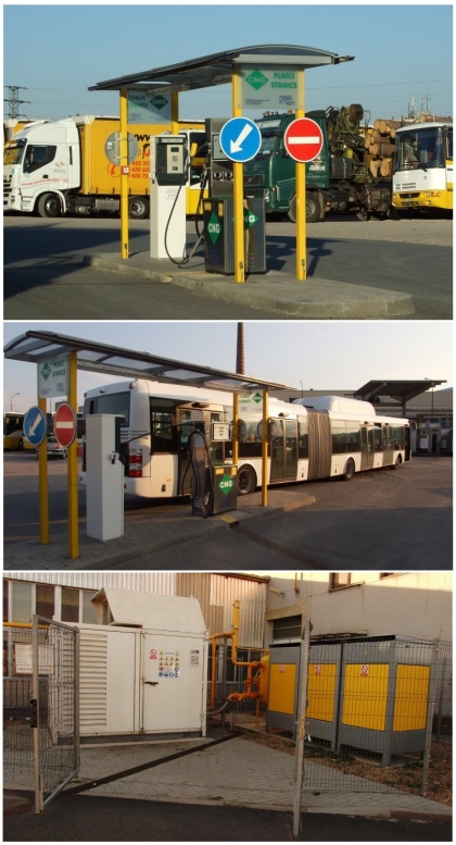 Znojmo - město s autobusy na stlačený zemní plyn (CNG)