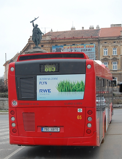 Znojmo - město s autobusy na stlačený zemní plyn (CNG)