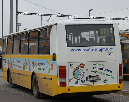 Znojmo - město s autobusy na stlačený zemní plyn (CNG)