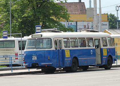 Historická vozidla Dopravní společnosti Zlín - Otrokovice