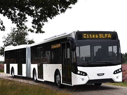 VDL Citea představuje  kloubový autobus Citea SLFA a  Citea SLE Cargo