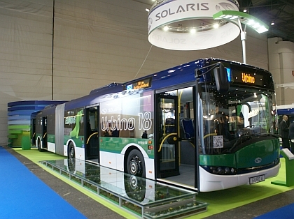 UITP 2013: Solaris implementuje motory EURO 6 diesel a CNG do svých vozidel