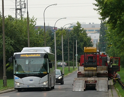 Elektrobus BYD - aktuální záběry a postřehy  z Varšavy