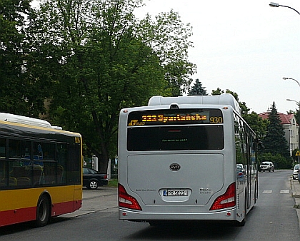 Elektrobus BYD - aktuální záběry a postřehy  z Varšavy