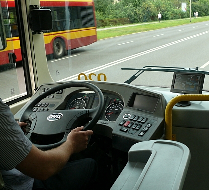 Elektrobus BYD - aktuální záběry a postřehy  z Varšavy