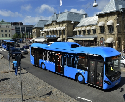 Volvo Buses avizuje projekt ELECTRICITY  - tiché elektrobusy v Göteborgu 