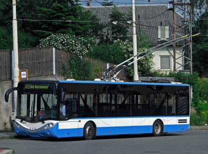 V Ostravě můžete potkat trolejbus v polské  karosérii AMZ Kutno 