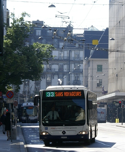 Ženeva: Autobusy nejen s hvězdou