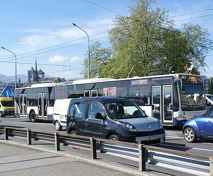 Ženeva: Autobusy nejen s hvězdou