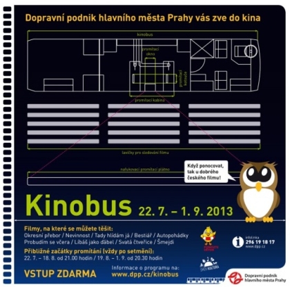 DPP: Kinobus 2013 od 22. července do 1. září