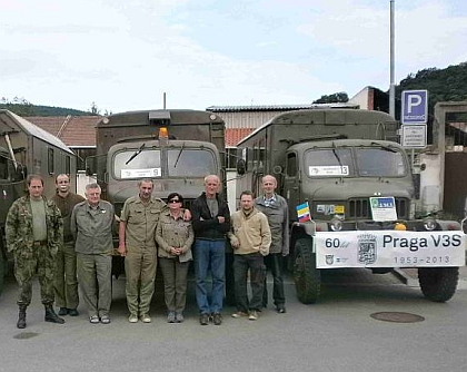 Z expedice  Brno - Koločava k 60. výročí zahájení sériové výroby Pragy V3S