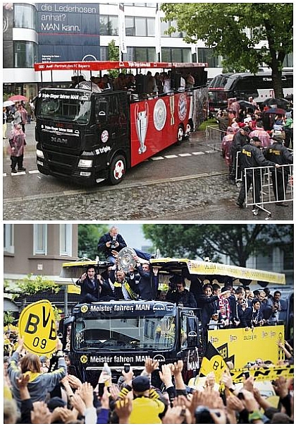 13 německých fotbalových prvoligových týmů využívá autobusy MAN a NEOPLAN 