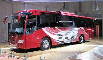 BUSportál SK: Preview Busworld 2013: Nový Mercedes-Benz Tourismo K 