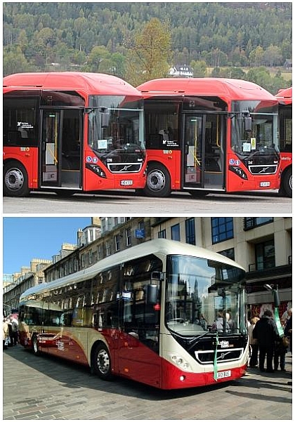 4 x Volvo Buses: 17 hybridů do Norska, dalších 20 hybridů do Velké Británie,