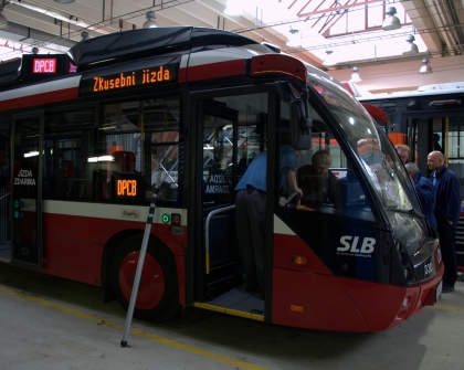 Prezentace trolejbusu Solaris Trollino 18 AC MetroStyle na linkách DPmČB