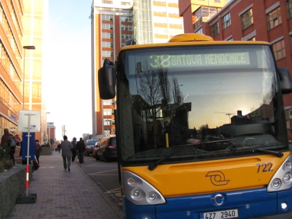 Nová autobusová tzv. centrální městská linka č. 38 DSZO  ve Zlíně 