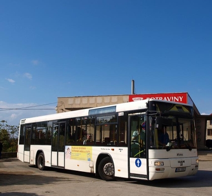 Fotojízda s autobusem MAN Lion´s City z roku 2004 společnosti Tourbus Brno