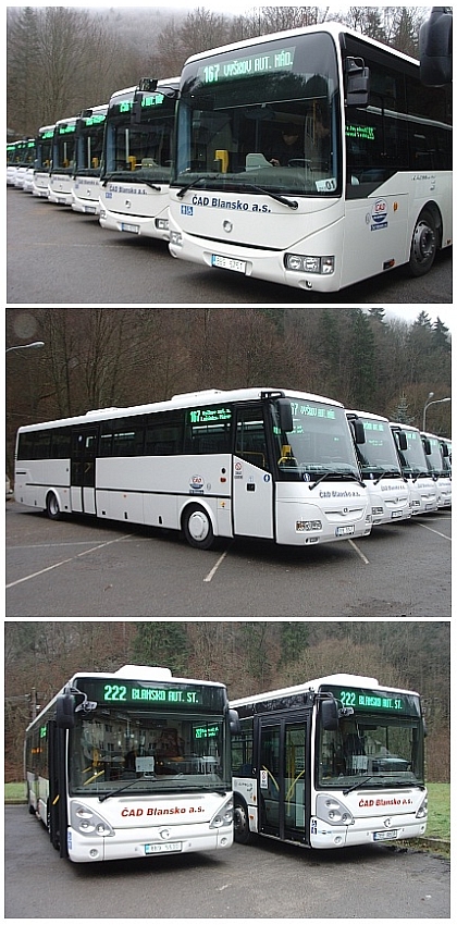 ČAD Blansko posiluje vozový park osmi autobusy SOR a pěti Iveco Bus