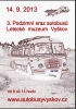 3. Podzimní sraz autobusů na letišti ve Vyškově se koná v sobotu 14. září 