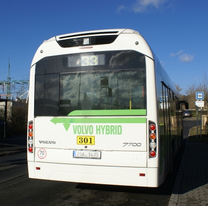 Aktuálně z Plzně: Hybridní autobus Volvo 7700 si vyzkoušejí řidiči i cestující