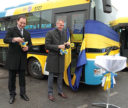 Od 8. ledna jezdí v Košicích 20 nových autobusů SOR 