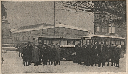  25. 1. 2014: 85 let autobusové linky Praha - Poděbrady s historickými jízdami