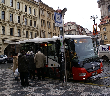 Vídeňský elektrobus na  návštěvě v Praze