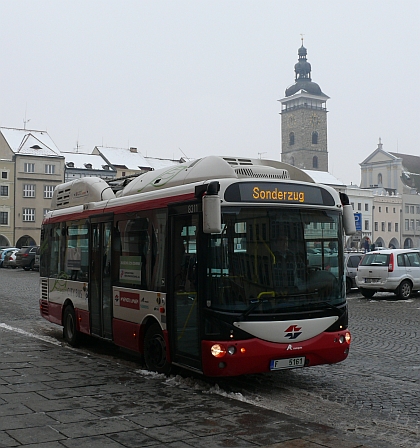 Malokapacitní elektrobus Siemens/Rampini v Českých Budějovicích