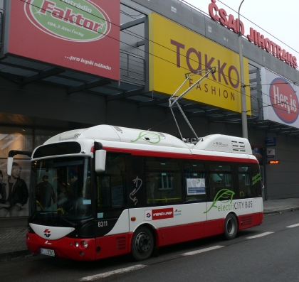 Malokapacitní elektrobus Siemens/Rampini v Českých Budějovicích