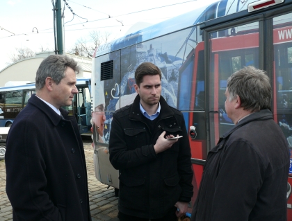 Postřehy a záběry z prezentace elektrobusů SOR v Praze