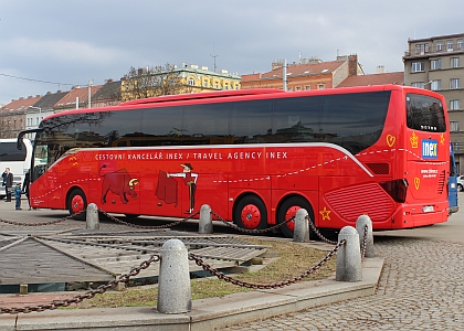 Autobusová pohlednice z veletrhu  Holiday World 2014 v Praze