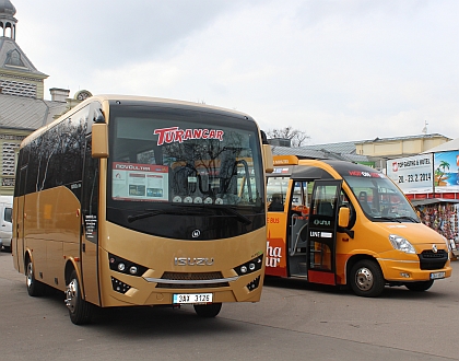 Autobusová pohlednice z veletrhu  Holiday World 2014 v Praze