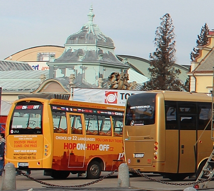 Autobusová pohlednice z veletrhu  Holiday World 2014 v Praze