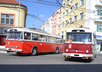 Historické trolejbusy v Pardubicích