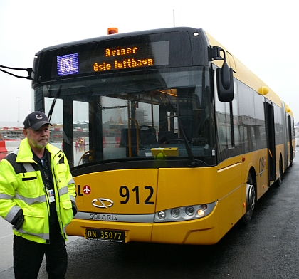 Letištní autobusy Solaris v norské metropoli Oslo 