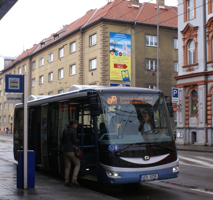 Elektrobus SOR EBN 8 se představí na linkách MHD v Českých Budějovicích